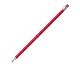 Pencil with rubber