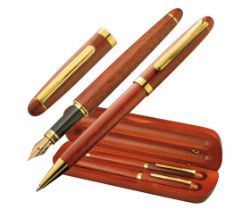 Rosewood writing set Oxford